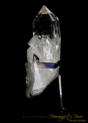 XL Clear Quartz Crystal GUARDIAN Skull Powerful
