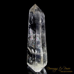 Golden Lemurian Quartz Crystal 9D Energy Gateway 'Believe & Breakthrough'