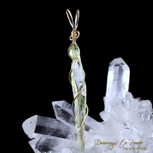 Zincite Crystal Pendant 14k