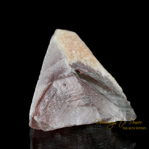 Pink Dreamsicle Lemurian Quartz Crystal Record Keeper