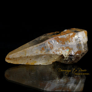 Golden Azeztulite Crystal RARE A ++++