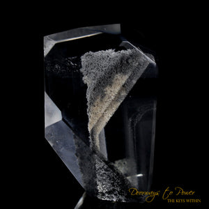Black Phantom Lemurian Quartz Master Crystal 'The Protector'