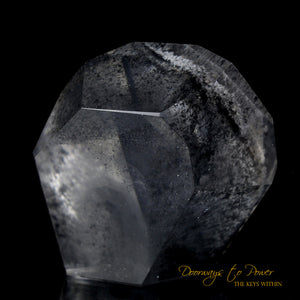 Black Phantom Lemurian Quartz Master Crystal 'The Protector'