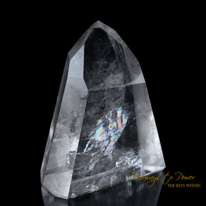 Clear Quartz Channeling Master Crystal 'Angelic Infinity Point'
