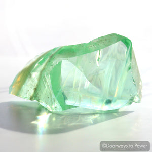 Eternal Spring Monatomic Andara Crystal w/ Angel Aura Rainbows