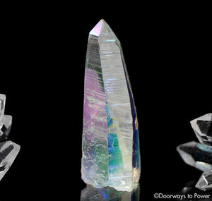 Angel Aura Colombian Lemurian Quartz Record Keeper Crystal 'Cherubim'