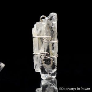 Petalite Raw Crystal Healing Pendant .925 SS