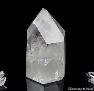 Clear Phantom Manifestation Quartz Crystal Point 'Master Crystal'