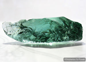 Ethereal Mint Monatomic Andara Crystal Sculpture 'FIRMAMENT'