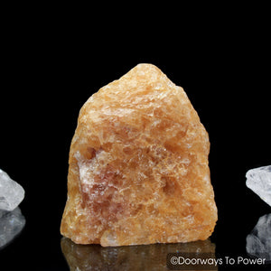 Himalaya Gold Azeztulite Quartz Crystal Altar Stone Azozeo Activated