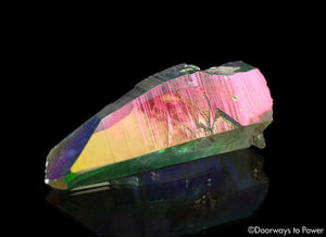 Angel Aura Colombian Lemurian Quartz Record Keeper Crystal 'Cherubim'