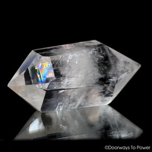 John of God Crystal Double Terminated Manifest Spirit Isis Casa Crystal