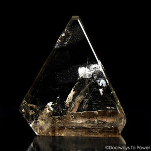 John of God Quartz Triangle Casa Crystal Sculpture 'Abundance'