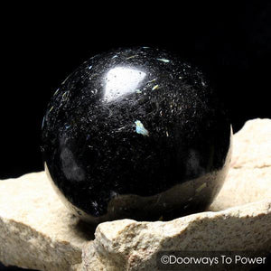 Nuummite Crystal Sphere