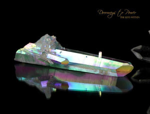 Angel Aura Lemurian Twin Quartz Inner Child Record Keeper Crystal