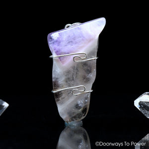 Amazez Azeztulite Crystal Energy Pendant .925 SS Azozeo Activated