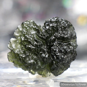 Moldavite Tektite Large Museum Quality Synergy 12 Stone