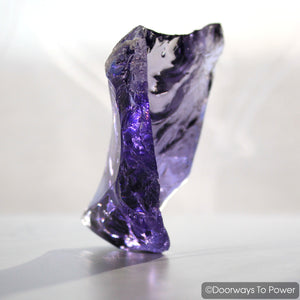 Merlin's Light Purple Monatomic Andara Crystal 'Alchemist' Between Worlds