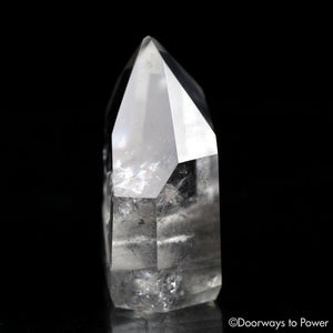 Brookite In Quartz Crystal Point