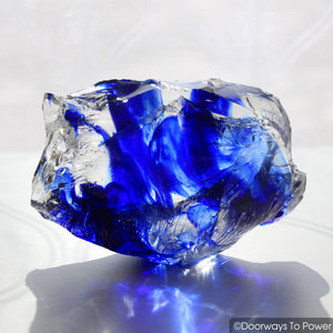 Tanzanite Fire & Elestial Starlight Monatomic Andara Crystal 'ARCTURIAN STAR-SHIP' 5D