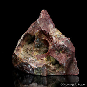 Red Fire Azeztulite Crystal Altar Stone (Polished) Alchemical Transformation