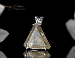 Golden Rutilated Quartz Pendant