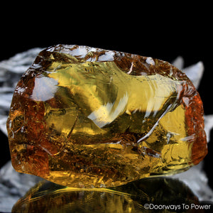 Lemurian Amber Monatomic Andara Crystal Authentic Lady Nellie