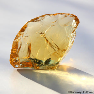 Lemurian Amber Monatomic Andara Crystal