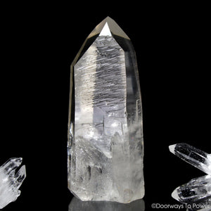 Golden Lemurian Seed Quartz Crystal Point