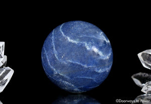 Dumortierite Crystal Sphere