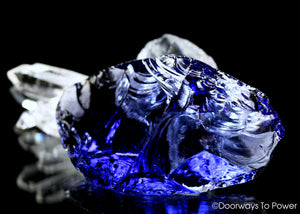 Sovereign Amethyst Monatomic Andara Crystal Glass “SAHASRARA” RARE