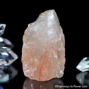 Pink Fire Azeztulite Crystal | Azozeo Activated