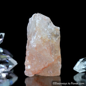 Pink Fire Azeztulite Crystal | Azozeo Activated