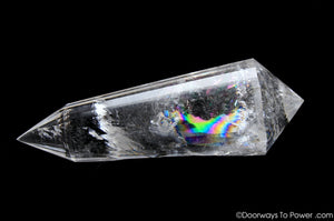 John of God Crystal 24 Sided Vogel Healing Wand 'Elevated Soul' RARE