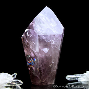 John of God Amethyst Dow Crystal Point w/ Future Time Link 'Beyond Time'
