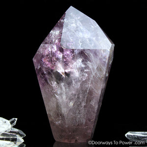 John of God Amethyst Devic Temple Crystal w/ Future Time Link 'Purify & Protect'