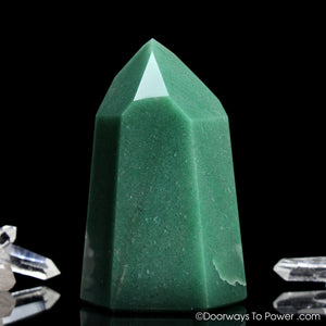 John of God Crystal Green Aventurine Temple Heart Dow