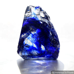 Tanzanite Fire & Elestial Starlight Monatomic Andara Crystal 'ARCTURIAN STAR-SHIP' 5D