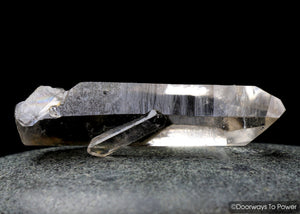 Brookite in Natural Quartz Record Keepers Dolphin Crystal Rare Synergy 12 Stone