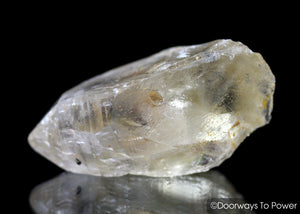 Golden Azeztulite Quartz Crystal Pleiadian Starbrary Azozeo Activated