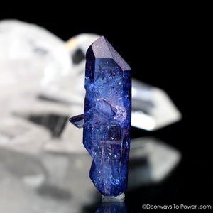 Tanzine Aura Himalayan Quartz Record Keeper Twin Crystal