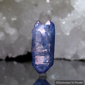 Himalayan Quartz Crystal Tanzan Aura Record Keeper Twin Crystal