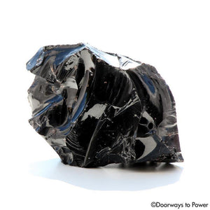 Iridium Black Monatomic Andara Crystal 'Mastery of the Mysteries'