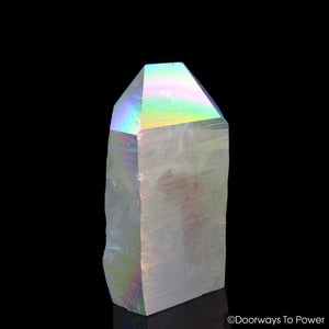 Angel Aura Lemurian Seed Pleiaidan Starbrary Record Keeper Manifest Spirit Crystal Point "Heavenly Realm" 7 lbs