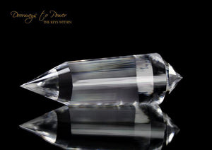 144 Sided Dream Vogel Crystal Wand 'ORGINS' Quantum Crysto-Light Converter
