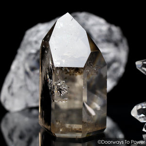 John of God Citrine Quartz Crystal Temple Heart Dow