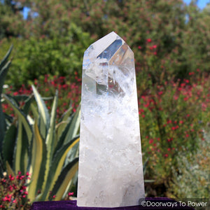 John of God Crystal Point Dow & Devic Temple Master Crystal 'PURE LIGHT' 27 + lbs