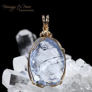 14k Gold Andara Pendant Mt Shasta