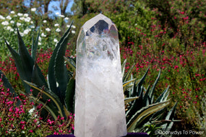 John of God Crystal Point Dow & Devic Temple Master Crystal 'PURE LIGHT' 27 + lbs