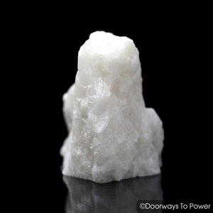 White Azeztulite Crystal Altar Stone Azozeo Activated Synergy 12 Stone